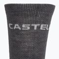 Vyriškos kojinės Castelli Castelli Logo 18 Merino Sock silver gray/dark gray 3