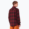 Vyriški marškiniai Oakley Butter Flannel Shirt black/grenache check 3