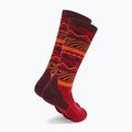 Slidinėjimo kojinės Oakley Wanderlust Perf Socks 2.0 grenache norway pattern 2