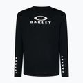 Vyriški ilgomis rankovėmis dviračių marškinėliai Oakley Seeker Flow LS02E blackout 7