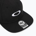 Vyriška kepuraitė su snapeliu Oakley 47 B1B Ellipse blackout/white 3
