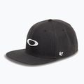 Vyriška kepuraitė su snapeliu Oakley 47 B1B Ellipse blackout/white
