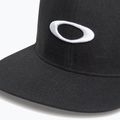 Vyriška kepuraitė su snapeliu Oakley 47 B1B Ellipse blackout/white 3