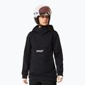 Moteriškas softshell džemperis su gobtuvu Oakley TNP Nose Grab Softshell Hoodie blackout/white