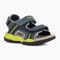 Paauglių sandalai Geox Borealis avio/lime 8