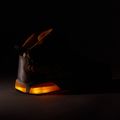 Paauglių batai Geox Inek black/yellow 8