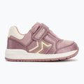 Vaikiški batai Geox Rishon dark pink/old white 2