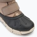 Paauglių sniego batai Geox Flexyper ABX dark beige/black 7