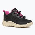 Paauglių batai Geox Simbyos ABX black/fuchsia 8