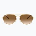 Akiniai nuo saulės Ray-Ban Bain Bridge arista gold/clear brown 2