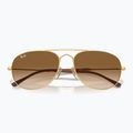 Akiniai nuo saulės Ray-Ban Bain Bridge arista gold/clear brown 3
