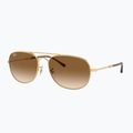 Akiniai nuo saulės Ray-Ban Bain Bridge arista gold/clear brown 4