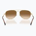 Akiniai nuo saulės Ray-Ban Bain Bridge arista gold/clear brown 5