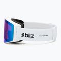 Slidinėjimo akiniai Bliz G001S matte white/non violet/blue multi 4
