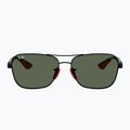 Akiniai nuo saulės Ray-Ban Rb8336M Scuderia matt black/dark green 2