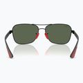 Akiniai nuo saulės Ray-Ban Rb8336M Scuderia matt black/dark green 5
