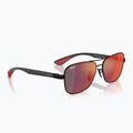 Akiniai nuo saulės Ray-Ban Rb8336M Scuderia matt black/dark grey mirror blue/red