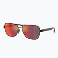 Akiniai nuo saulės Ray-Ban Rb8336M Scuderia matt black/dark grey mirror blue/red 4