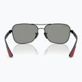 Akiniai nuo saulės Ray-Ban Rb8336M Scuderia matt black/dark grey mirror blue/red 5