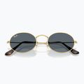 Akiniai nuo saulės Ray-Ban Oval arista gold/blue 3
