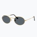 Akiniai nuo saulės Ray-Ban Oval arista gold/blue 4