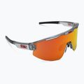 Saulės akiniai Bliz Matrix transparent dark grey/brown red multi