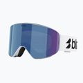Slidinėjimo akiniai Bliz Flow matte white/brown/blue multi