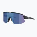 Saulės akiniai Bliz Breeze Small matte black/smoke blue multi/pink