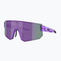 Saulės akiniai Bliz P005 transparent purple/smoke purple mirror