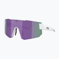 Saulės akiniai Bliz P005S matte white/smoke purple mirror
