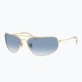 Akiniai nuo saulės Ray-Ban RB3780 arista gold/transparent blue gradient 3