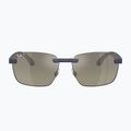 Akiniai nuo saulės Ray-Ban RB4470 Polarized+ Lenses sand dark blue/grey gradient chromance 2