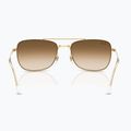 Saulės akiniai Ray-Ban Bain Bridge arista gold/brown gradient 5
