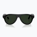 Akiniai su kamera Ray-Ban Meta Aviator shiny black/trs g. green 7