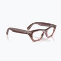Akiniai su kamera Ray-Ban Meta Zena milky pink blush/trs grey