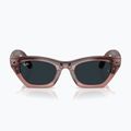 Akiniai su kamera Ray-Ban Meta Zena milky pink blush/trs grey 9