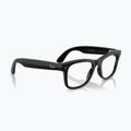 Akiniai su kamera Ray-Ban Meta Wayfarer shiny black/trs grey