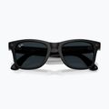 Akiniai su kamera Ray-Ban Meta Wayfarer shiny black/trs grey 9