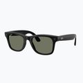 Akiniai su kamera Ray-Ban Meta Wayfarer shiny black/g15 green polar