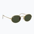 Akiniai nuo saulės Ray-Ban Oval arista gold/green g-15