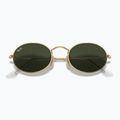 Akiniai nuo saulės Ray-Ban Oval arista gold/green g-15 3