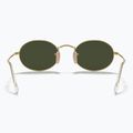 Akiniai nuo saulės Ray-Ban Oval arista gold/green g-15 5