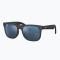 Vaikiški saulės akiniai Ray-Ban Justin matt rubber black/blue mirror 3