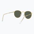 Akiniai nuo saulės Ray-Ban Round Metal gold/green g-15 6