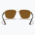 Akiniai nuo saulės Ray-Ban RB3663 arista gold/brown 5