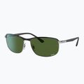 Akiniai nuo saulės Ray-Ban Rb3671 Polarized+ Lenses black silver/dark green polarized+ 4