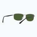Akiniai nuo saulės Ray-Ban Rb3671 Polarized+ Lenses black silver/dark green polarized+ 6
