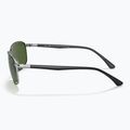 Akiniai nuo saulės Ray-Ban Rb3671 Polarized+ Lenses black silver/dark green polarized+ 7