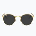 Akiniai nuo saulės Ray-Ban Round Metal gold/black polarized 2