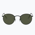 Akiniai nuo saulės Ray-Ban Round Metal black/green g-15 2